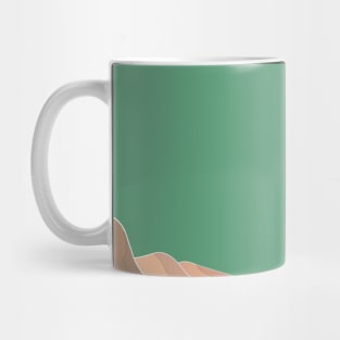 Brown Mountain Beach: Less People, More Nature Edition Mug